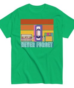 Retro 80’s Fun T-shirt 80’s Fancy Dress T-shirt Cassette VHS Floppy Disk