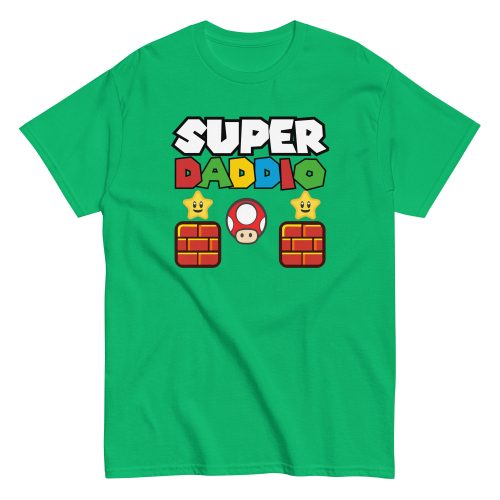 Super Daddio T-shirt Father’s Day Super Mario Dad Birthday T-shirt
