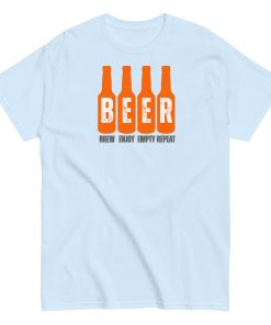 Beer T-Shirt Brew Enjoy Empty Repeat Funny Beer T-shirt