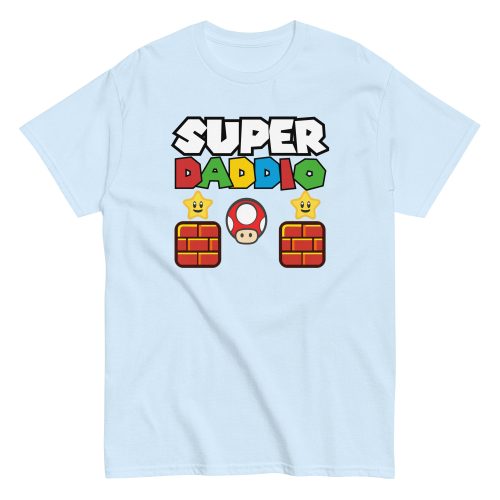 Super Daddio T-shirt Father’s Day Super Mario Dad Birthday T-shirt