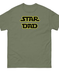 Star Dad T-shirt Space Wars Style Dad T-shirt
