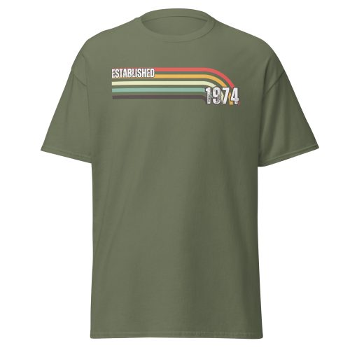 Established 1974 50th Birthday T-shirt 1974 Present