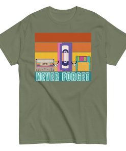 Retro 80’s Fun T-shirt 80’s Fancy Dress T-shirt Cassette VHS Floppy Disk