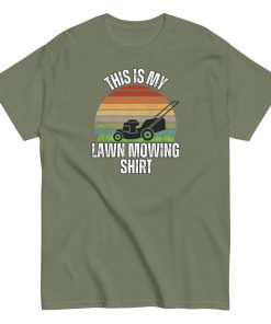 Lawn Mowing T-shirt This Is My Lawn Mowing T-shirt