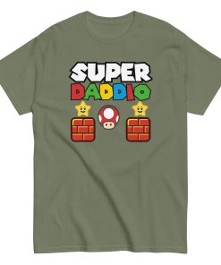 Super Daddio T-shirt Father’s Day Super Mario Dad Birthday T-shirt
