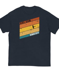 Rebel Scum Since 1977 Retro T-shirt for Space Wars Fans