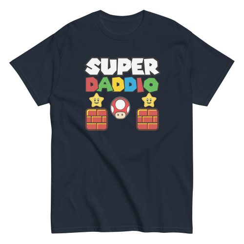 Super Daddio T-shirt Father’s Day Super Mario Dad Birthday T-shirt
