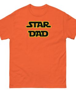 Star Dad T-shirt Space Wars Style Dad T-shirt