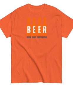 Beer T-Shirt Brew Enjoy Empty Repeat Funny Beer T-shirt