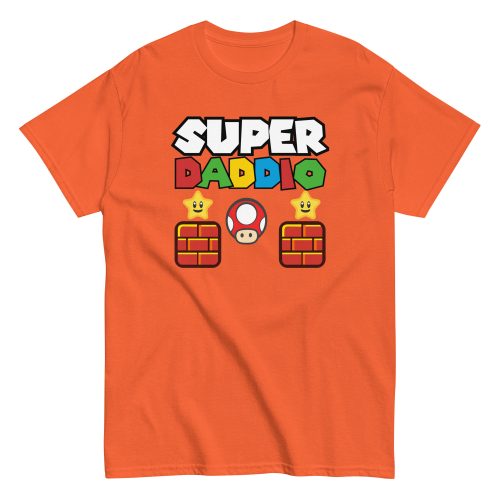 Super Daddio T-shirt Father’s Day Super Mario Dad Birthday T-shirt