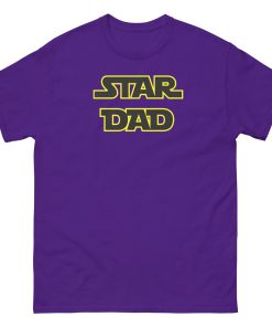 Star Dad T-shirt Space Wars Style Dad T-shirt