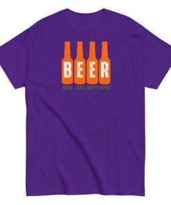 Beer T-Shirt Brew Enjoy Empty Repeat Funny Beer T-shirt