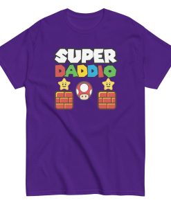 Super Daddio T-shirt Father’s Day Super Mario Dad Birthday T-shirt