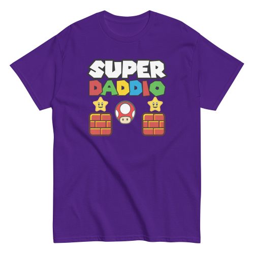 Super Daddio T-shirt Father’s Day Super Mario Dad Birthday T-shirt