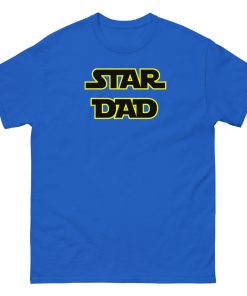 Star Dad T-shirt Space Wars Style Dad T-shirt