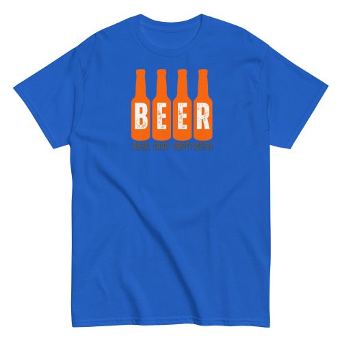 Beer T-Shirt Brew Enjoy Empty Repeat Funny Beer T-shirt