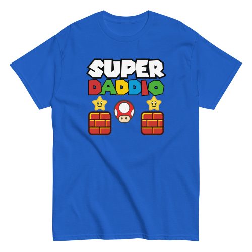 Super Daddio T-shirt Father’s Day Super Mario Dad Birthday T-shirt