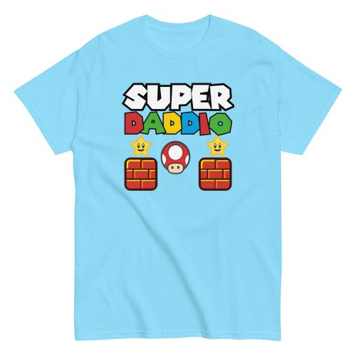 Super Daddio T-shirt Father’s Day Super Mario Dad Birthday T-shirt