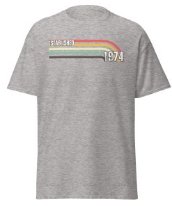 Established 1974 50th Birthday T-shirt 1974 Present