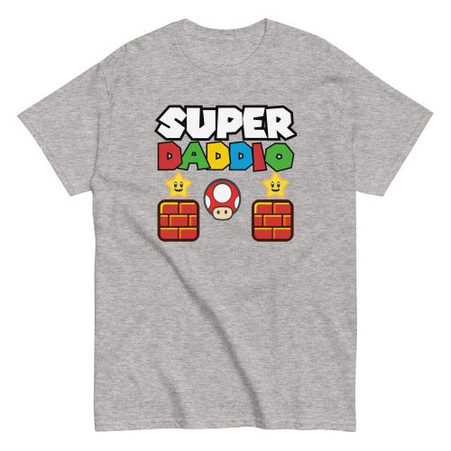 Super Daddio T-shirt Father’s Day Super Mario Dad Birthday T-shirt