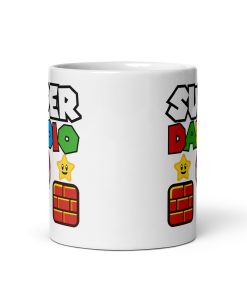 Super Daddio Mug Father’s Day Super Mario Dad Birthday Mug