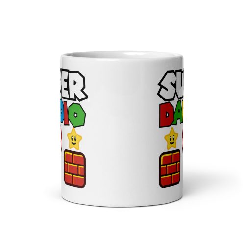 Super Daddio Mug Father’s Day Super Mario Dad Birthday Mug