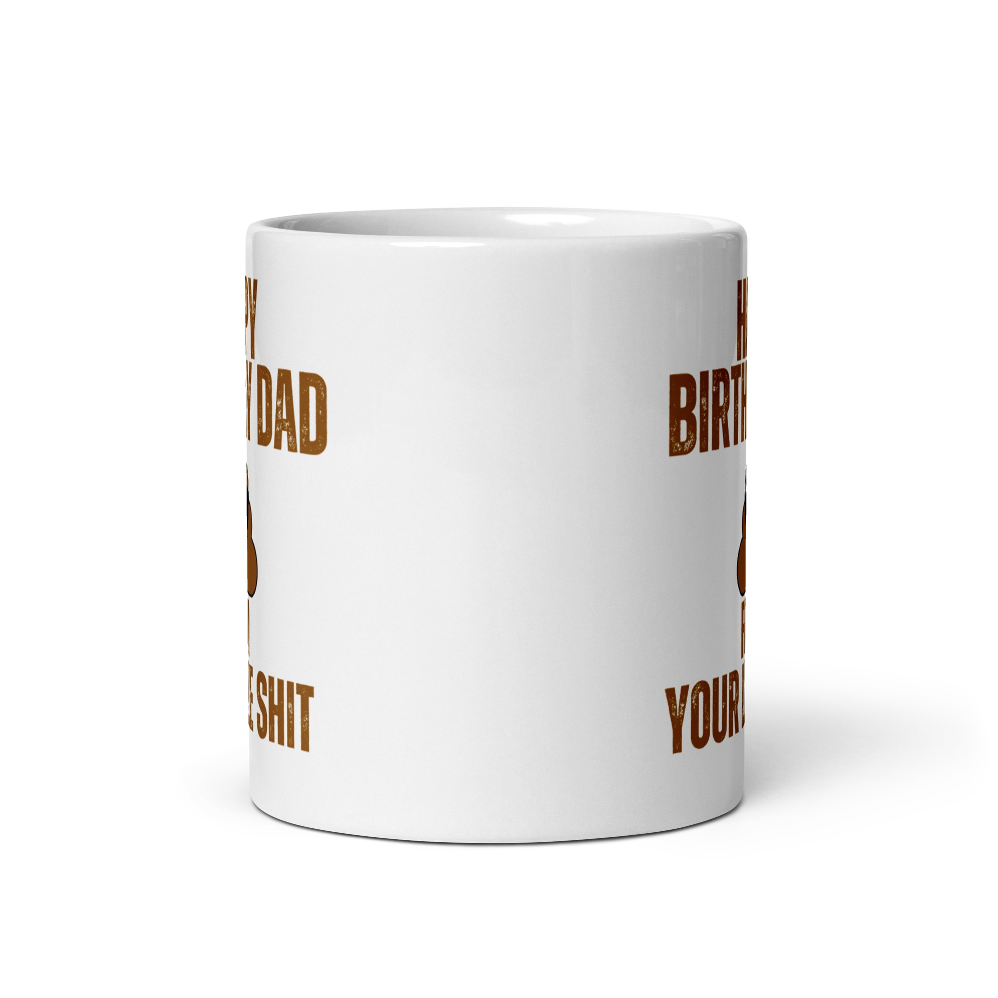 Happy Birthday Dad From Your Little Shit Mug Gift Dads