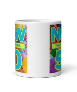 Now 50 Mug Now That’s What I Call 50th Birthday Mug Album Cover