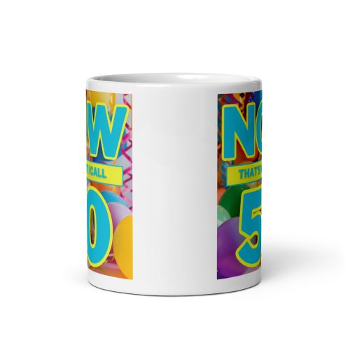 Now 50 Mug Now That’s What I Call 50th Birthday Mug Album Cover