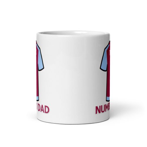 Aston Villa Number 1 Dad Mug Fathers Day Dad Birthday Mug