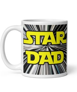 STAR DAD Space Wars Style Mug for Dads