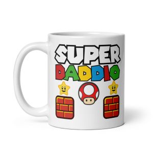 Super Daddio Mug Father’s Day Super Mario Dad Birthday Mug