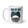 Dad By Day Gamer By Night Mug Gift for Dads
