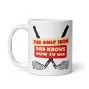 The Only Iron Dad Knows Golf Mug Golf Gift Mug For Dads