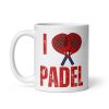 I Love Padel Mug Gift for Padel Players Mug