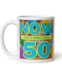 Now 50 Mug Now That’s What I Call 50th Birthday Mug Album Cover