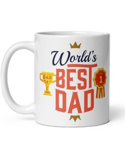 World’s Best Dad Father’s Day Mug Dad Birthday Mug