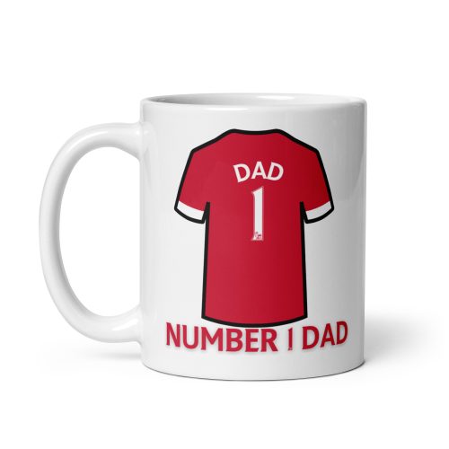 Liverpool FC Number 1 Dad Mug Fathers Day Dad Birthday Mug