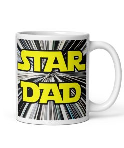 STAR DAD Space Wars Style Mug for Dads