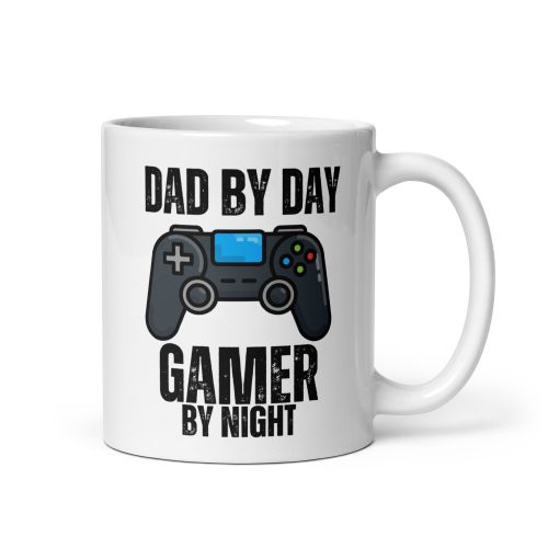 Dad By Day Gamer By Night Mug Gift for Dads
