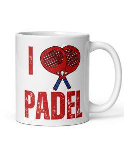 I Love Padel Mug Gift for Padel Players Mug