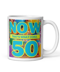 Now 50 Mug Now That’s What I Call 50th Birthday Mug Album Cover