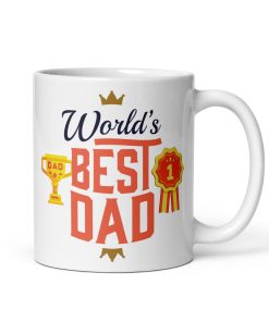 World’s Best Dad Father’s Day Mug Dad Birthday Mug