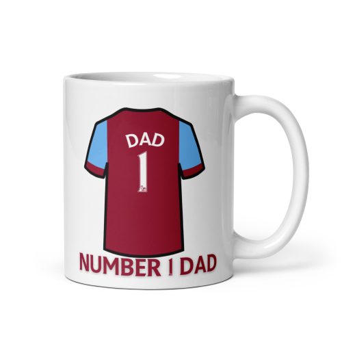 West Ham Utd Number 1 Dad Mug Fathers Day Dad Birthday Mug