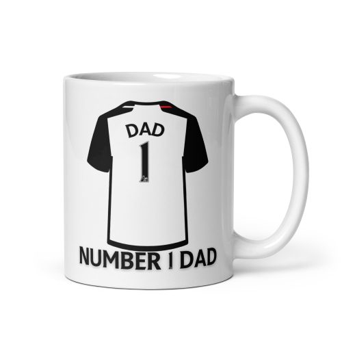 Fulham FC Number 1 Dad Mug Fathers Day Dad Birthday Mug