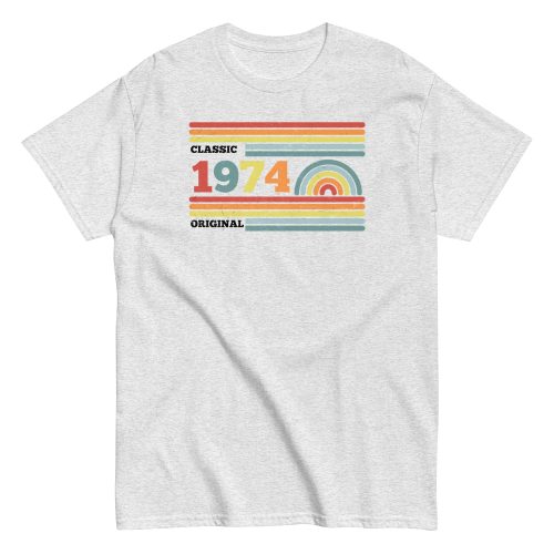1974 Birthday T-Shirt Classic Original 1974 T-Shirt 50th Present