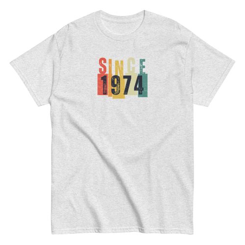50th Birthday T-shirt Since 1974 T-shirt Gift 1974 Birthday Present