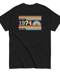 1974 Birthday T-Shirt Classic Original 1974 T-Shirt 50th Present