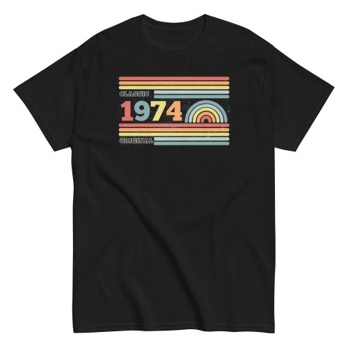 1974 Birthday T-Shirt Classic Original 1974 T-Shirt 50th Present