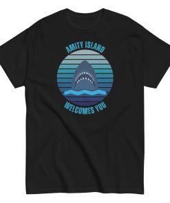 Amity Island Welcomes You Men’s classic t-shirt – Jaws movie t-shirt